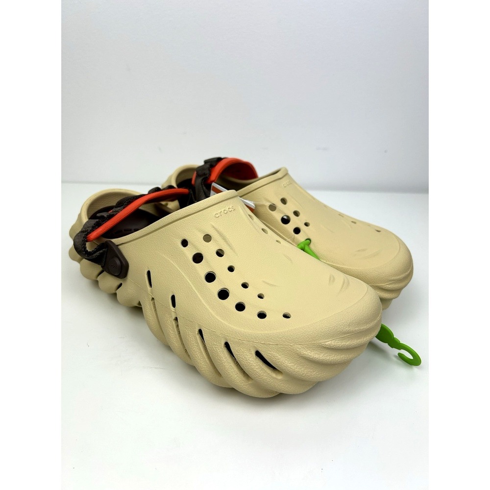 Crocs Echo Clog Sesame Tan Adult Mens Size 10 207937-0HX BRAND NEW